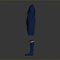 Blue Football Kit With Jersey Shorts Socks Boots And All Logo Design
