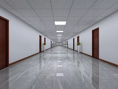 The Modern Corridor 3d model