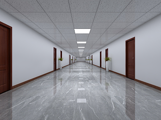 The Modern Corridor 3d model