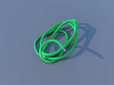 High Quality Green Rope For Home Daily Use And Outdoor Activities 3d model