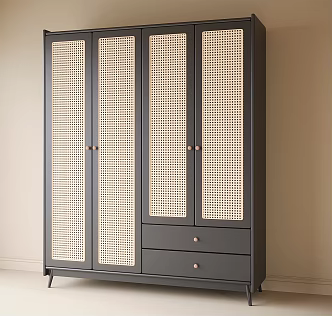 Modern wardrobe 3d model