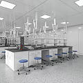 Modern Laboratory 3d model