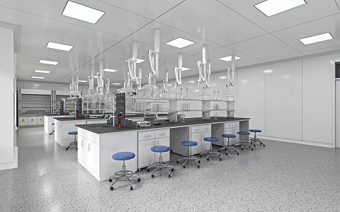 Modern Laboratory 3d model