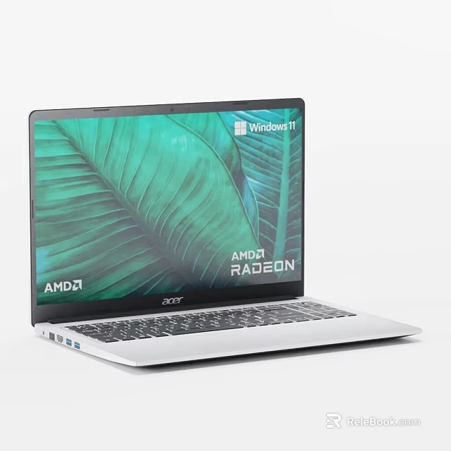 Acer Laptop With Windows 11 Operating System And AMD Radeon Graphics 3d model