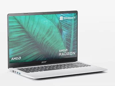 Acer Laptop With Windows 11 Operating System And AMD Radeon Graphics 3d model