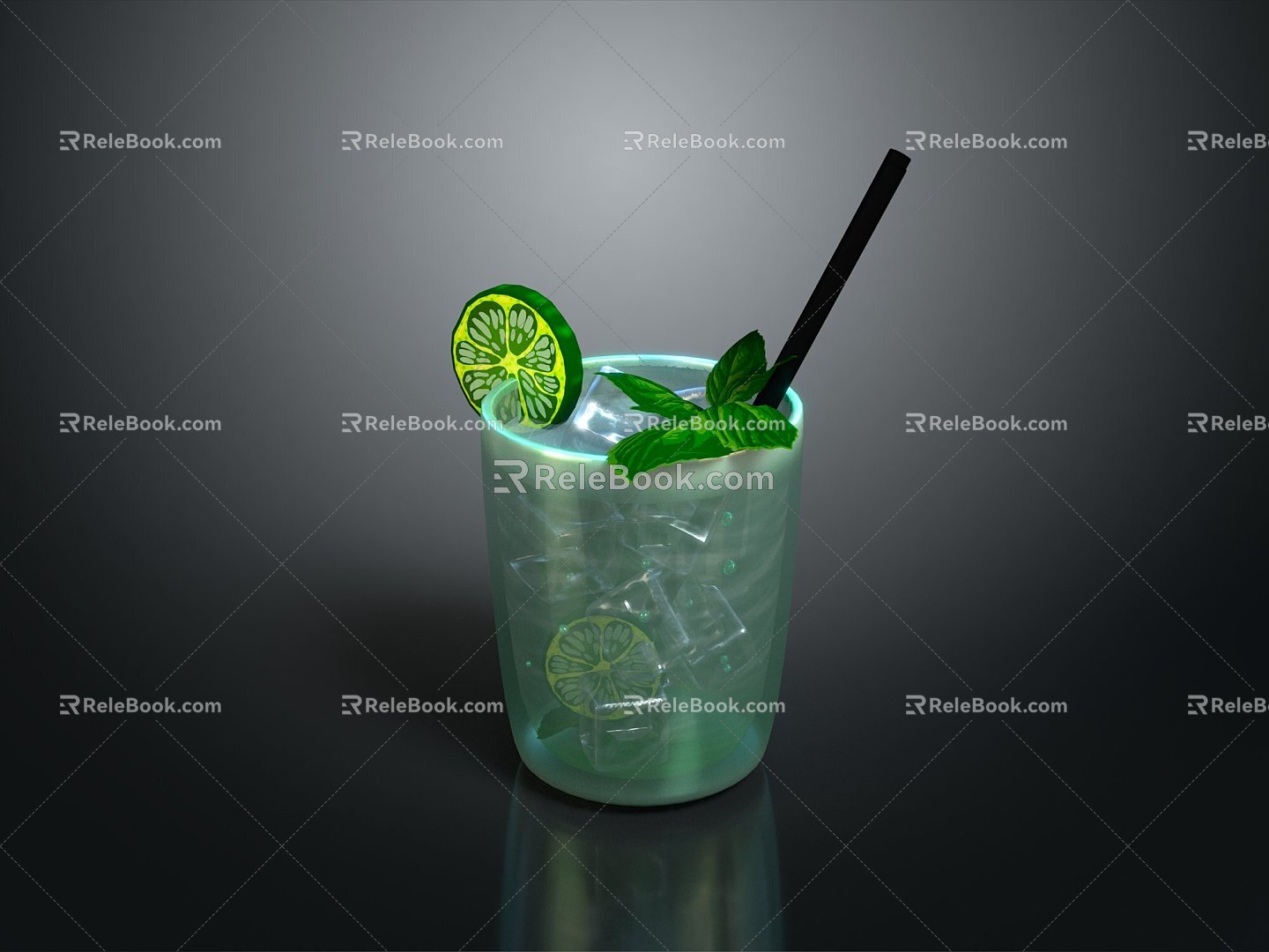 Realistic Cup Cup Container 3d model