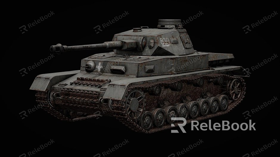 Armored Tank Weapon model