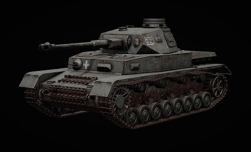 Armored Tank Weapon 3d model