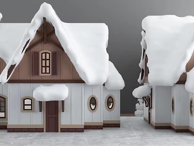 Jane European cartoon building ancient house 3d model Jane European cartoon building ancient house 3d model