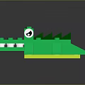 Crocodile Alligator Nile Crocodile carnivore reptile cold-blooded animal reptile 3d model