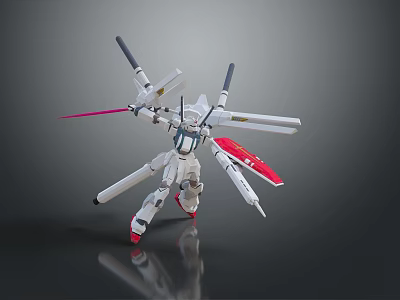Mech Warrior Mech Soldier Machine Battlearm Mechanical Battlearm Machine Fighter Robot 3d model