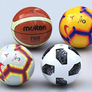 football volleyball basketball beach volleyball beach soccer ball sports 3d model