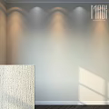 Textured Architectural Component With Soft Lighting In Modern Interior Design 3d model