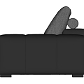 Modern three-seat sofa 3d model