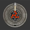 Aerospace Mechanical Component Featuring Multi Layered Rings And Metallic Core Structure