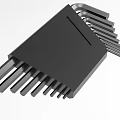 Industrial Equipment Metal Component With Black Casing And Multiple Pins