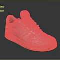 White Leather Lace Up Sneakers With Orange Sole And Yellow Accents Classic Style