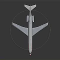 American Airlines Airplane Model With Silver Body Red Details Modern Design And Reflection