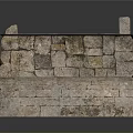 Rustic Stone Bench With Arched Supports And Natural Stone Material Design For Outdoor Use