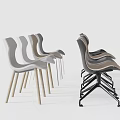 Modern Leisure Chairs In Multiple Colors With Wooden And Metal Leg Designs