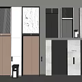 Modern Elevator Hall Elevator Door Elevator Button Lobby Elevator Hotel Elevator 3d model