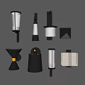 Modern wall lamp 3d model