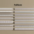 Poliform Decorative Gypsum Moldings In Various Styles For Home Interior Design