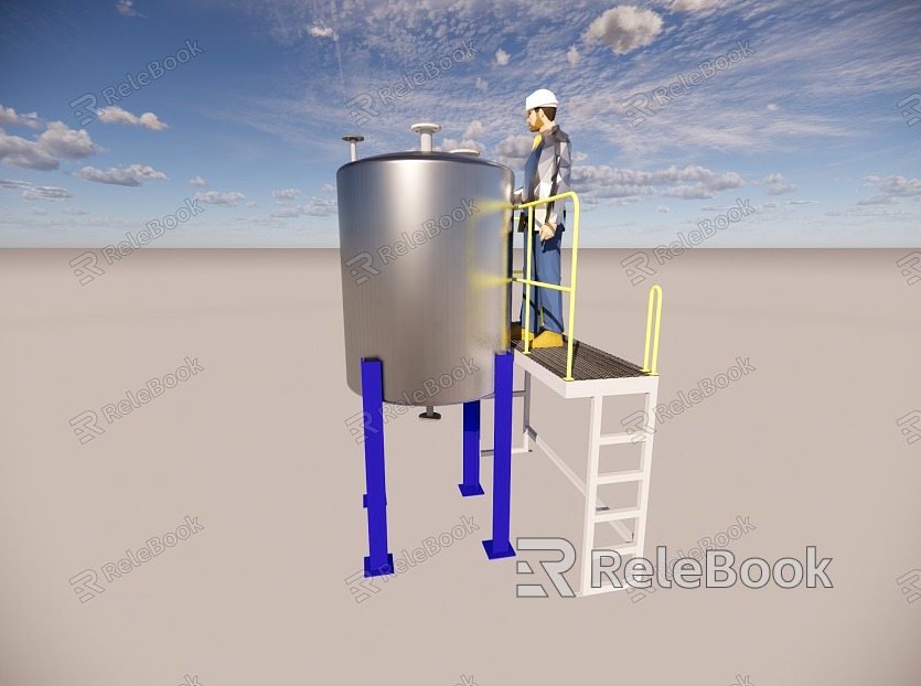 Reactor type storage tank model