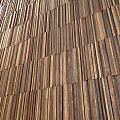 Natural Wooden Planks Vertical Wall Cladding Texture 3d model