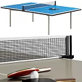 Modern Table Tennis Table Collection 3d model