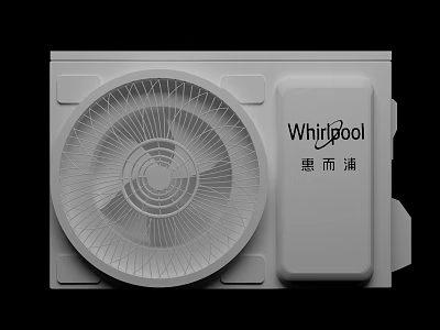 Whirlpool Modern Air Conditioner Fan White Design With Efficient Cooling Features 3d model