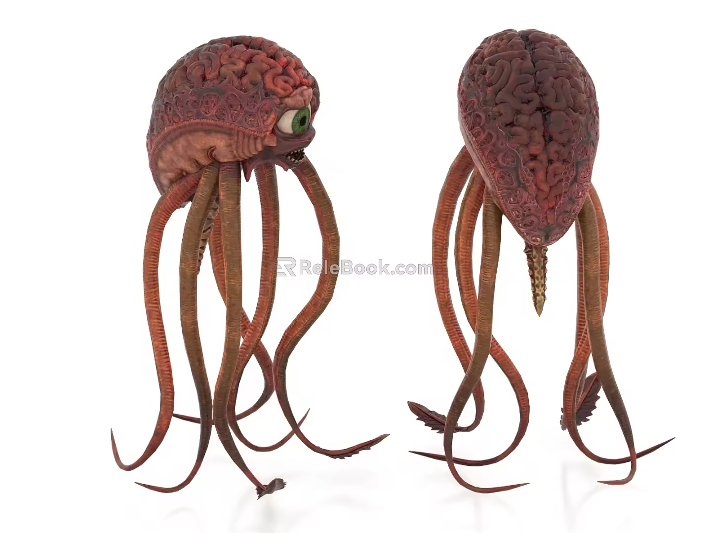 Alien Creatures Big-eyed Monster Cyclops Mutant Biological Mutant Octopus 3d model