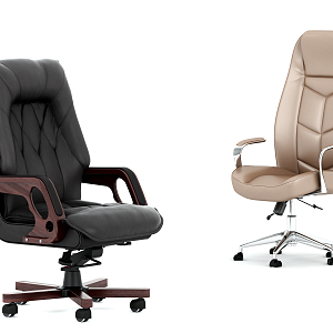 Modern Office Chair Manager Room Leather Office Chair 3d model