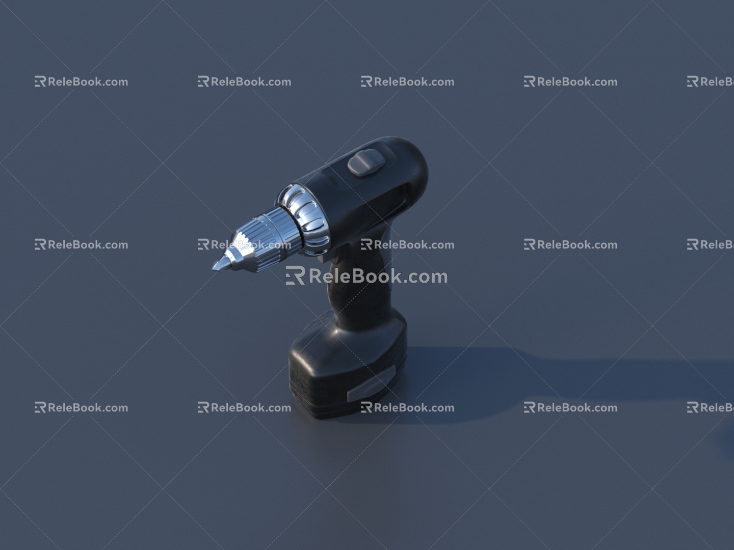 Electric drill hardware tools processing tools 3D model 3d model