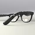 Two Pairs Of Black Frame Eyeglasses With Clear Lenses And Sleek Temple Design Details