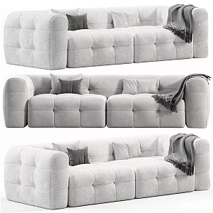 Double sofa 3d model