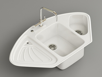 Vegetable washing basin model