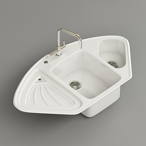 Vegetable washing basin 3d model