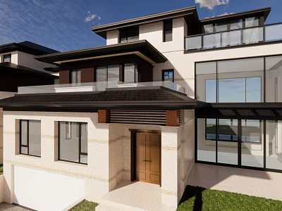 Modern Villa Villa 3d model