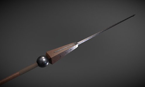 heavy roman javelin 3d model