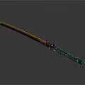 Modern Sword Officer Sword Long Sword Sheath 3d model