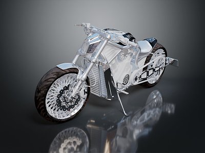 Modern Motorcycle Luxury Motorcycle Two-wheeled Motocross Motorcycle 3d model