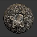 Traditional Furniture Piece With Intricate Dragon Decorations And Ornate Patterns