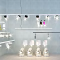 Modern Downlights and Spotlights Showcase With Various Styles And Adjustable Designs In Display Room
