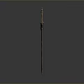 Ornate Medieval Fantasy Sword With Intricate Carved Handle And Metal Blade