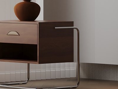 Modern Bedside Cabinet 3d model