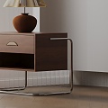 Modern Bedside Cabinet 3d model