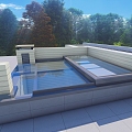 Roof translation skylight 3d model