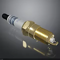 Automotive Spark Plug High Performance Gold Plated Ceramic Design For Car Engines