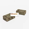 Vintage Wooden Crates With Metal Straps And Retro Design For Storage